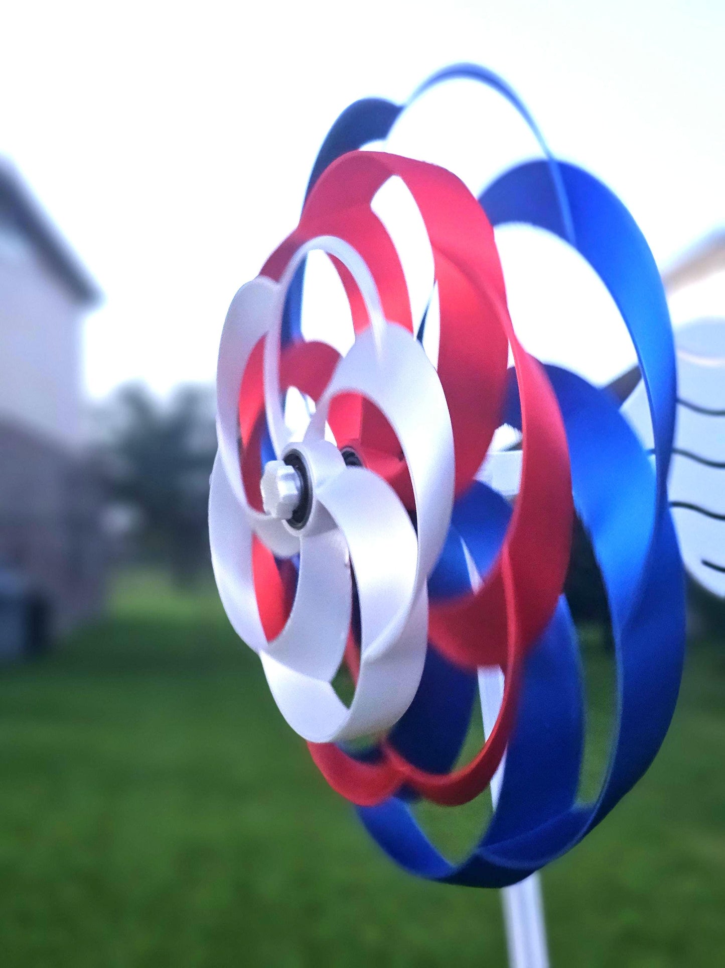 Patriotic Garden Wind Spinner – Red, White & Blue 4th of July Decor EXTRA 25% OFF